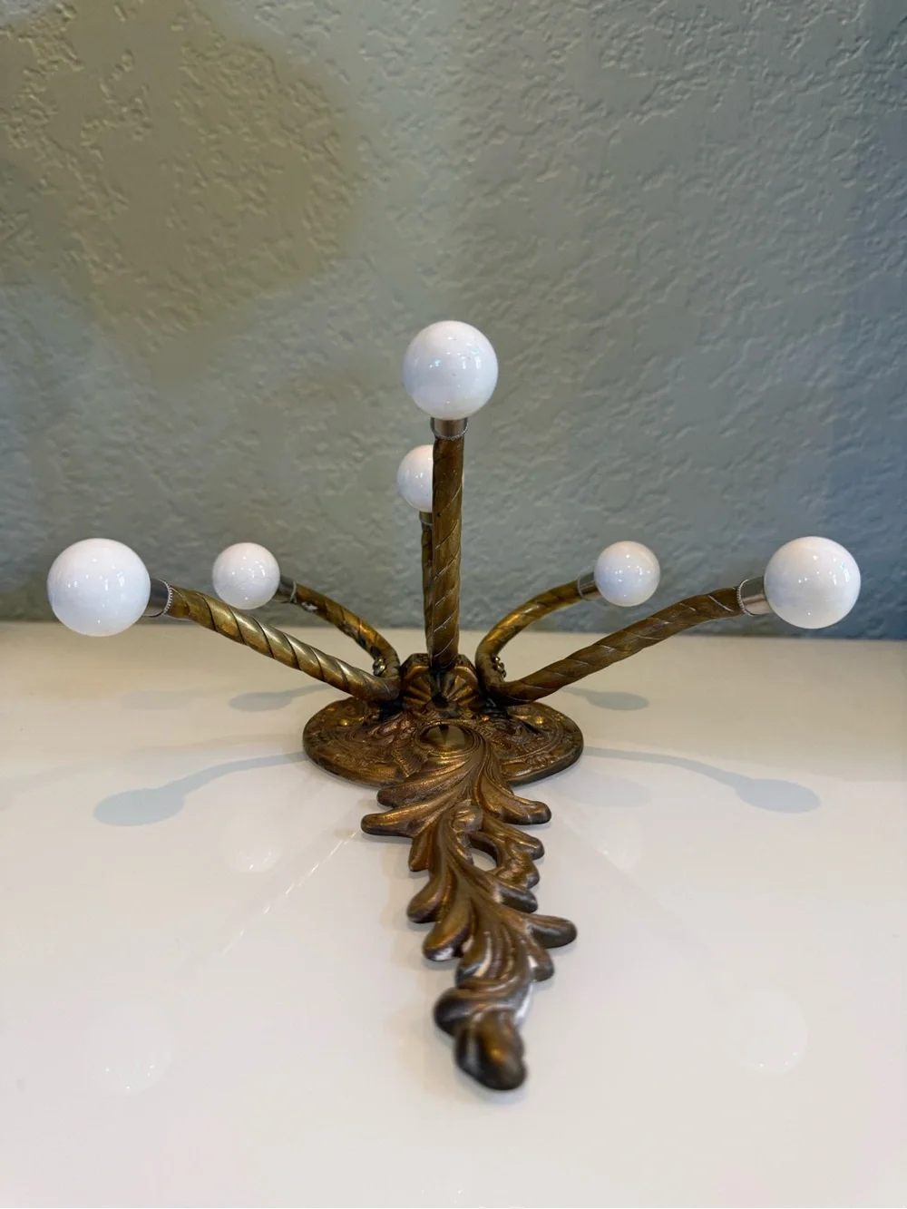 Vintage ornate brass